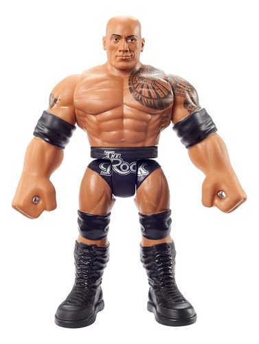 Muñeco Wwe Bend 'n Bash Rock Dwayne Johnson Mattel