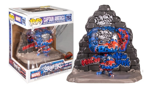 Funko Captain America Graffiti Deco Deluxe (752) - (marvel)