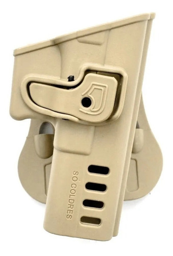 Coldre Polímero Glock G17 Destro / Canhoto - Tan Prf Paddle