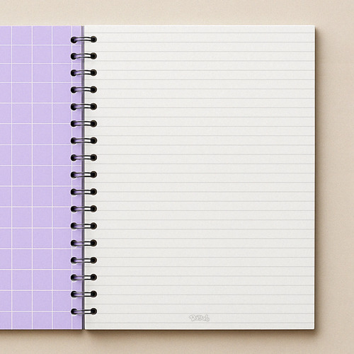 Cuaderno Square Lila 100 Hojas 150gr Tamaño B5 Raya