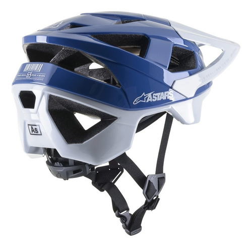 Casco Mtb Bici - Vector Pro A1 Helmet - Alpinestars Color Azul Talle S
