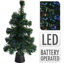 Comprar Árbol Navideño De Escritorio C/ Iluminacion Led Fibra Optica