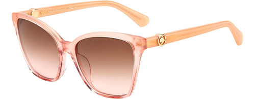 Kate Spade New York Mujer Cat Eye Gafas De Sol, Melocotón, 5