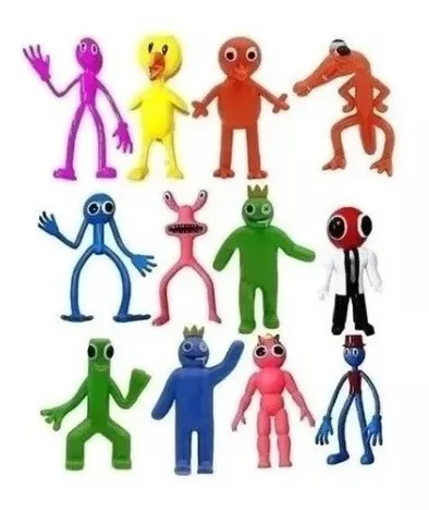 12 Peças Rainbow Friends Miniaturas Monstros Do Jogo Roblox