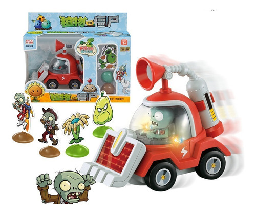 Plantas Vs Zombies Disco Sonido Controlado Coche De Jugu [u]