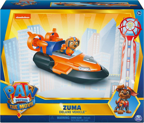 Patrulla Cachorros Paw Patrol Zuma Deluxe Vehículo Con Figur
