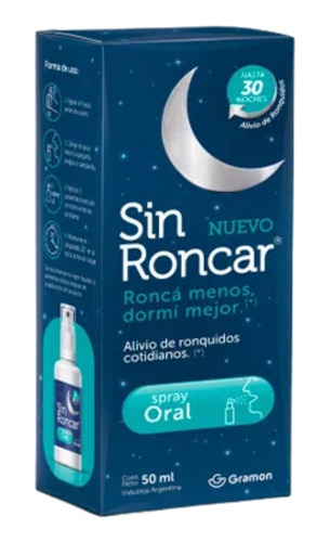 Sinroncar Alivio De Ronquidos Cotidianos 50ml Sin Roncar