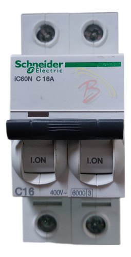 Disjuntor Schneider 16a Acti9 Ic60n 2p Curva C A9f74216