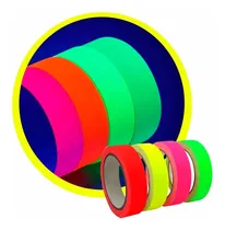 Comprar Cinta Adhesiva Colores Neon Para Eventos Cumpleaños