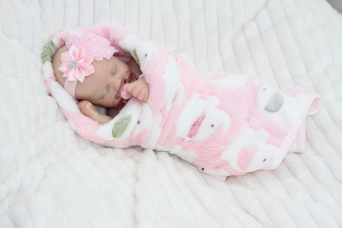 Bebê Reborn De Silicone Sólido 34cm Casal