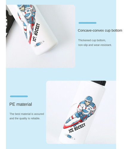 Nuevo Botella De Agua Para Hockey Sobre Hielo De 1000 Ml,