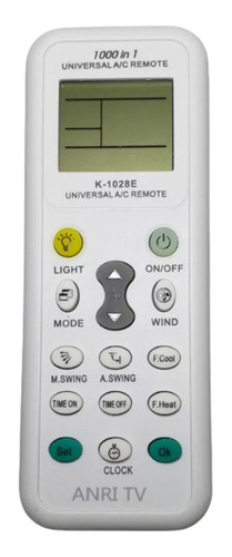 Control Remoto Universal De Aire Acondicionado Frio Calor