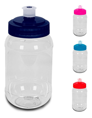 10 Botes/vasos De Plastico Con Chupon 500 Ml