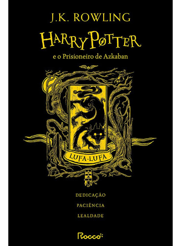 Harry Potter E O Prisioneiro De Azkaban- Lufa Lufa - J.k.rowling - Editora Rocco