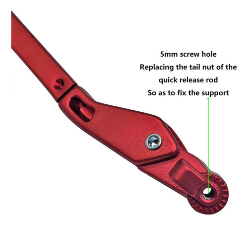 2 Pata De Cabra Para Bicicleta Pata De Cabra Para Rojo