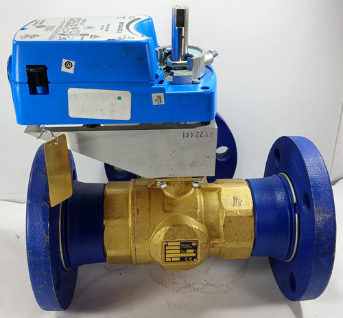 1 New Johnson Controls Vg18a5gt 924agc 3 Way Valve W/actuato