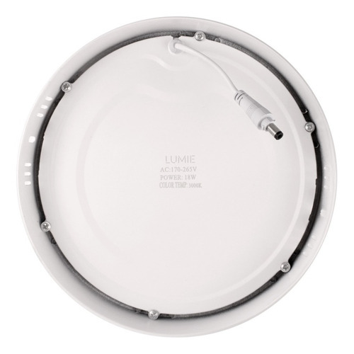 Imagen 2 de 7 de Plafon Led 18w Techo Aplicar Redondo Lampara Color Luz Fria
