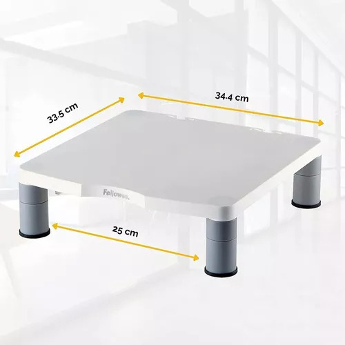 Mesa Fellowes Soporte Para Monitor Estándar Platino 91712