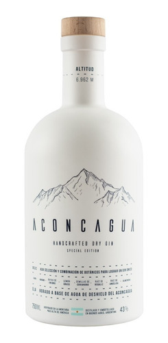  Gin Aconcagua Ed Especial Cardamomo Lemongrass Dry 750 Ml