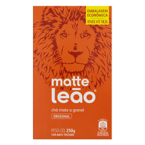 Chá Matte Leão mate original em ervas 250 g