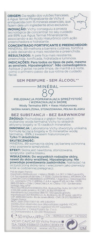 Serum Mineral Fortalecedor Facial 89 50 Ml Vichy
