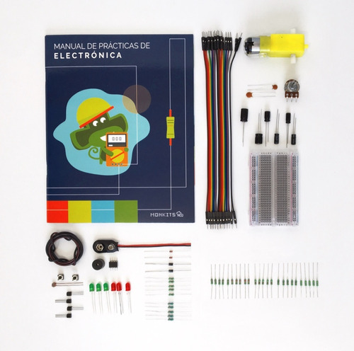 Kit De Practicas De Electrónica Monkits
