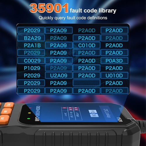 Obd2 V520 Scanner Para Auto Multifuncional 35901 Códigos