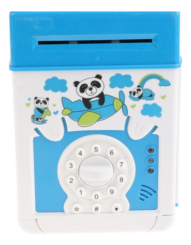 . Cofrinho Eletrônico Com Código Infantil, Mini Banco De