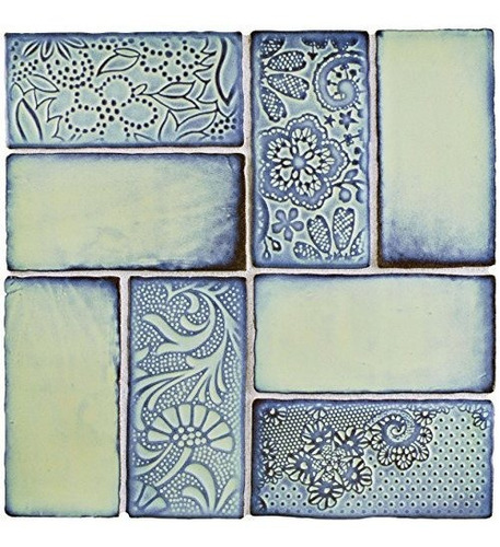 Somertile Wcvasa Antigue Special Agua Marina Azulejo De Cera
