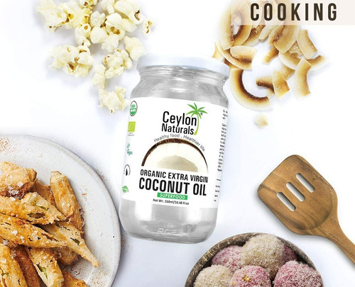 Aceite De Coco Ceylon Naturals Extra Virgen Organico Keto X2