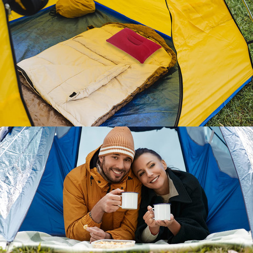 Almohada Inflable Ultraligera Para Acampar Y Viajar 4 Unidad