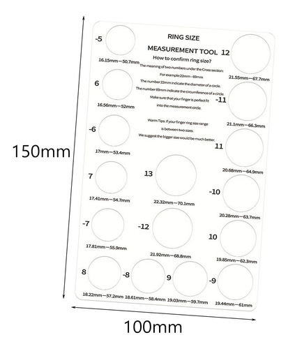 Medición Del Tamaño Del Anillo, Joyería Nuestro Tamaño