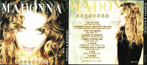 Madonna Cd Raymixes Europeo 9 Remixes Cerrado Con Envio