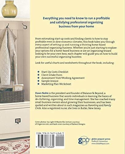 How To Start A Home-based Professional Organizing Business, De Noble, Dawn., Vol. 1. Editorial Globe Pequot, Tapa Blanda En Inglés, 2011