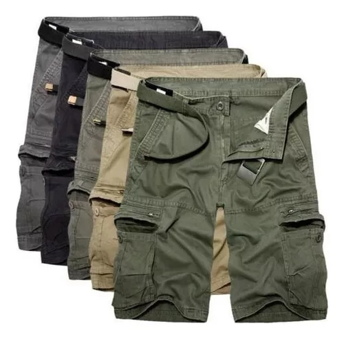 Pantalones cortos cargo de hombre, Pantalones cortos militares