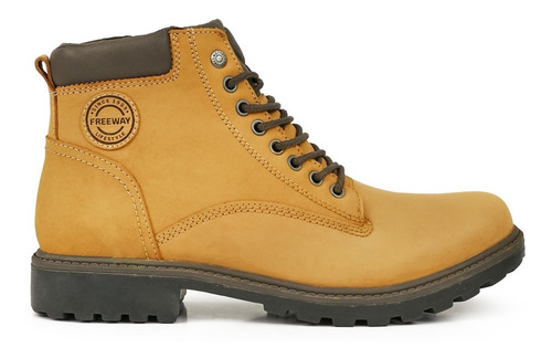 Bota Borcego Hombre Cuero Zapatillas Cierre Freeway Briganti