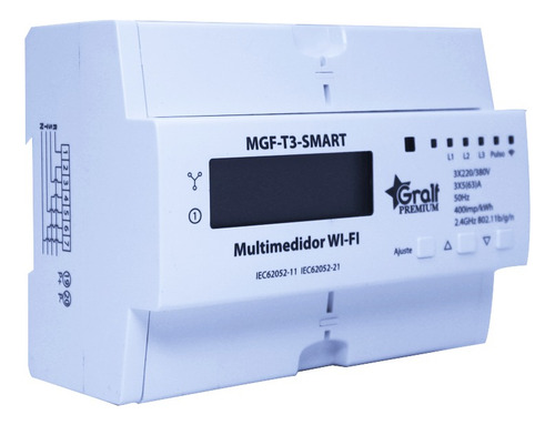 Medidor Wifi Smart Protector Trifásico Medición De Consumo