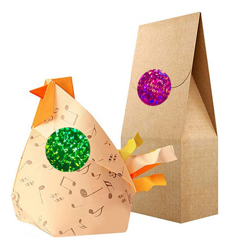 1 Rollo De Pegatinas Decorativas Para Sobres Para Verde