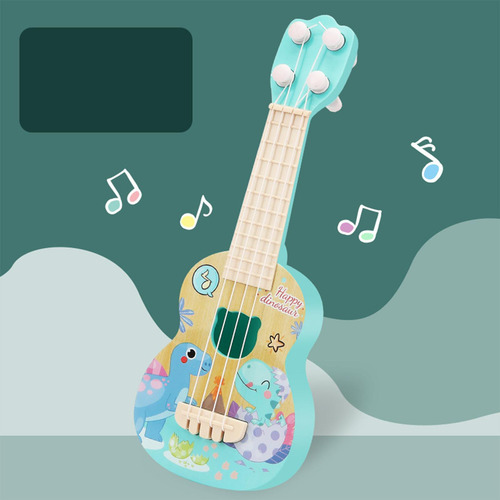 Juguete De Guitarra Ukelele Profesional 4 Cuerdas Ajustables