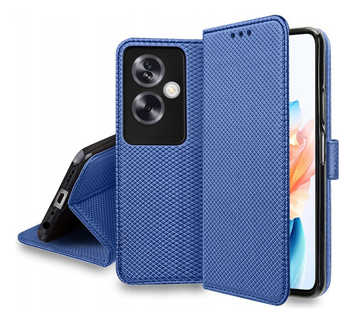 For Oppo A79 5g Pu Wallet Flip Stand Card Slot Case+lanyard