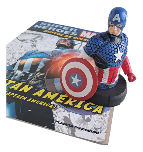 Capitan América/muñeco De Colección Marvel Original