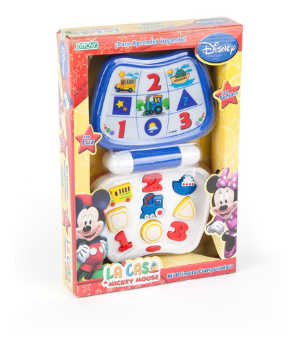 Computadora Mickey Club Hpuse Con Luces Y Sonidos Ditoys