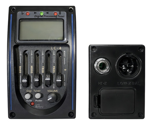 Pre Amplificador Spring Prg-04 P/ Violao 110v - 120v