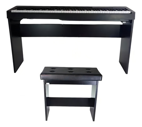 Kit Piano Yamaha P-145 + Estante Suporte Ep200 + Banco Opus