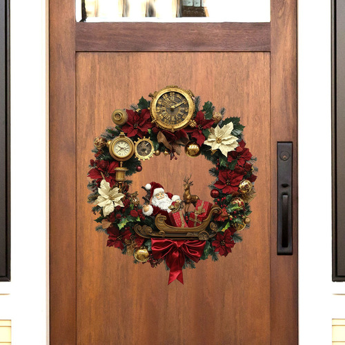 U Christmas Window Post Tridimensional Garland Hangi 7005