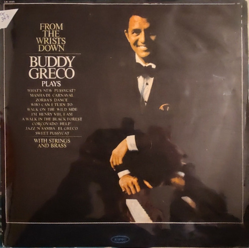 Vinilo Lp De Buddy Greco -fron The Wrists Down (xx377 (Usado)