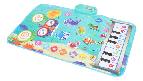 Tambor Musical Mat Baby 2 Sticks, Impermeable, Para Aprendiz