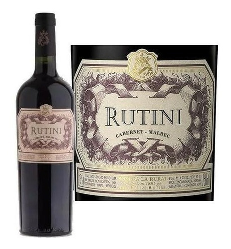 Vinho Argentino Tinto Rutini Cabernet Sauvignon / Malbec