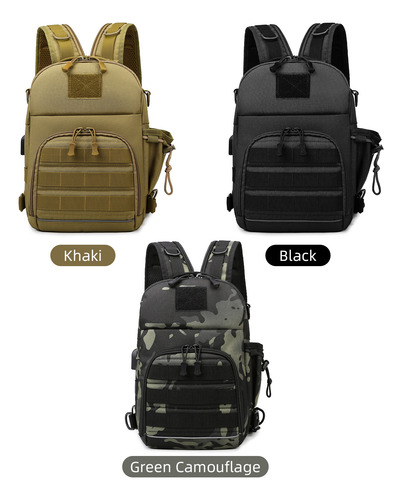 Mochila Bandolera Con Puerto De Carga Usb, Bandolera Para Se