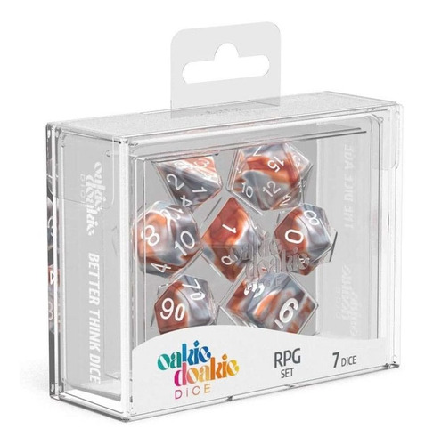 Oakie Doakie Juego De Rpg Gemidice Silver-rust